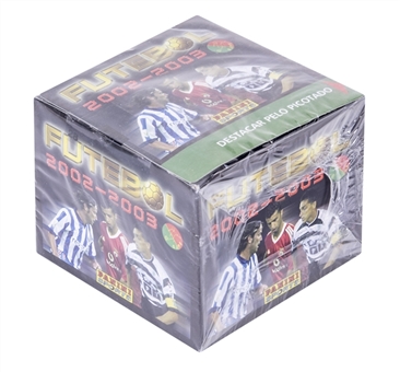2002-03 Panini "Futebol Portugal Stickers" Unopened Box (50 Packs) - Possible Cristiano Ronaldo Rookie Cards!